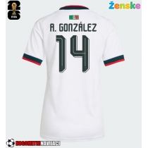 Ženske Nogometnih dresov Mehika Armando Gonzalez #14 Gostujoči SP 2026 Kratki rokavi